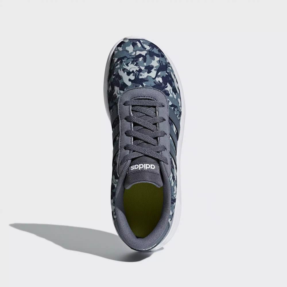 Adidas Lite Racer Tenis Grises Para Niño (MX-28480)